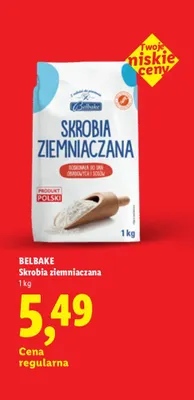 Skrobia ziemniaczana Belbake promocja w Lidl