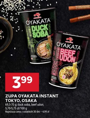 Zupa Oyakata instant Tokyo promocja w Stokrotka