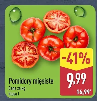 Pomidory mięsiste promocja w Aldi