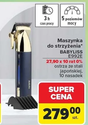 Maszynka do strzyżenia E992E promocja w Carrefour