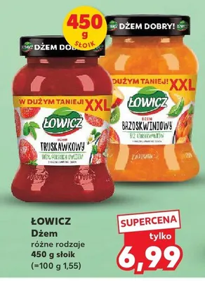 Dżem różne rodzaje promocja w Kaufland