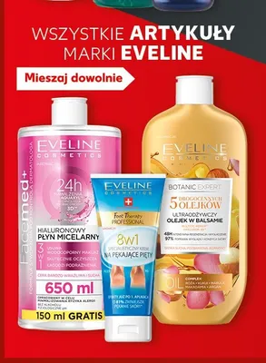 Płyn micelarny Eveline Facemed+ Hialuronowy promocja w Kaufland