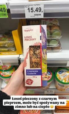 Łosoś pieczony z pieprzem czarnym promocja w Dino