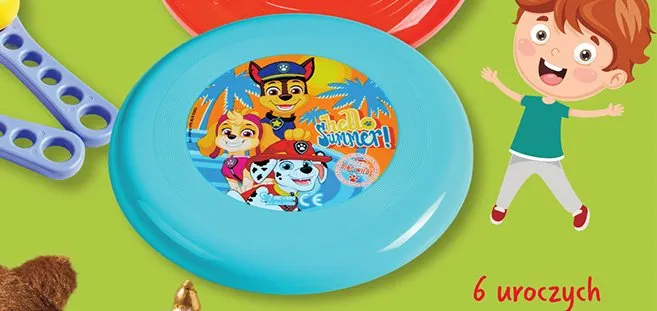 Gry sportowe latający dysk promocja w Biedronka