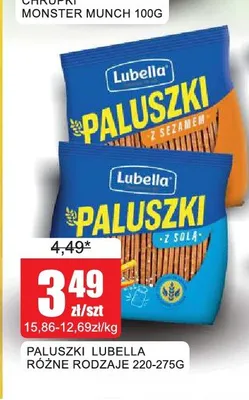 Paluszki z solą Lubella promocja w Bingo
