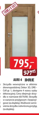 Skrzydło wewnętrzne Auri 4 promocja w Dobre Dla Domu