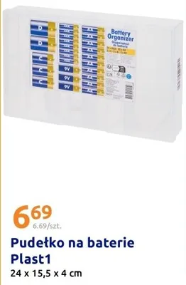 Pudełko na baterie promocja w Action