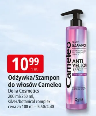 Odżywka do włosów Cameleo silver/botanical complex promocja w Leclerc