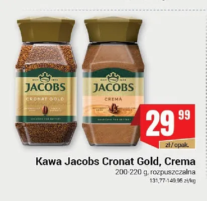 Kawa rozpuszczalna Jacobs Crema promocja w Premium Nasz Sklep