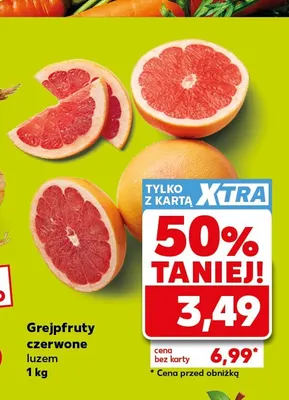 Grejpfruty czerwone promocja w Kaufland