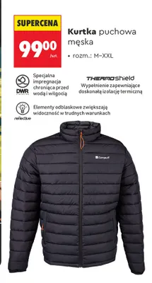Kurtka puchowa męska Campus promocja w Biedronka