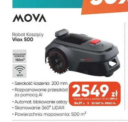 Robot koszący MOVA Viax 500 promocja w Max Elektro