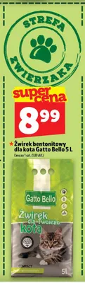 Żwirek bentonitowy dla kota Gatto Bello promocja w TOPAZ