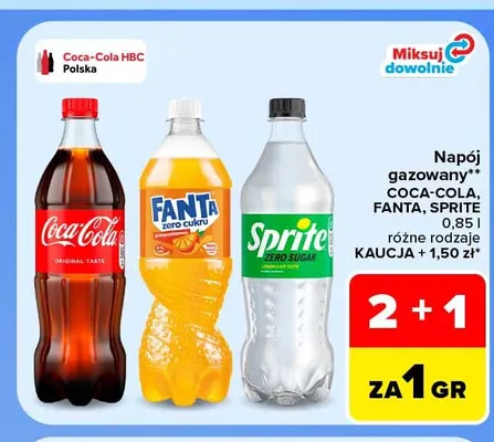 Napój gazowany Coca-Cola promocja w Carrefour Market