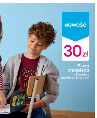 Bluza chłopięca z bawełną promocja w Pepco