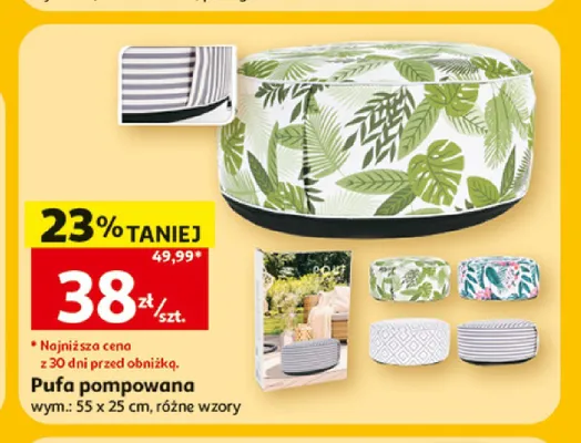 Pufa pompowana promocja w Auchan