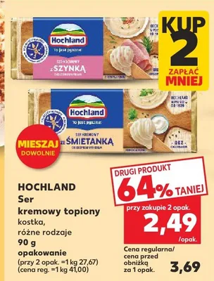 Ser kremowy topiony plastry, różne rodzaje promocja w Kaufland