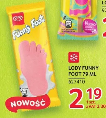 Lody Funny Foot promocja w Selgros