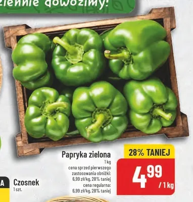 Papryka zielona promocja w POLOmarket