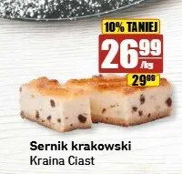 Sernik krakowski Kraina Ciast promocja w API Market