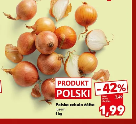 Cebula żółta polska promocja w Kaufland