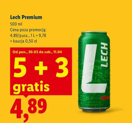 Piwo Premium promocja w Lidl
