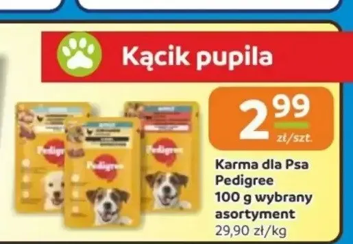 Karma dla Psa Pedigree promocja w Gama