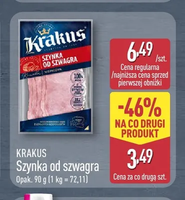 Szynka od szwagra Krakus promocja w Aldi