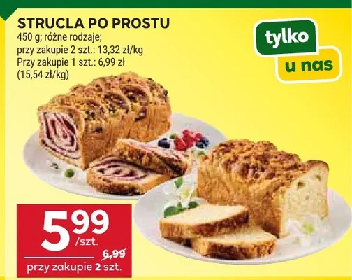 Strucla po prostu promocja w Stokrotka