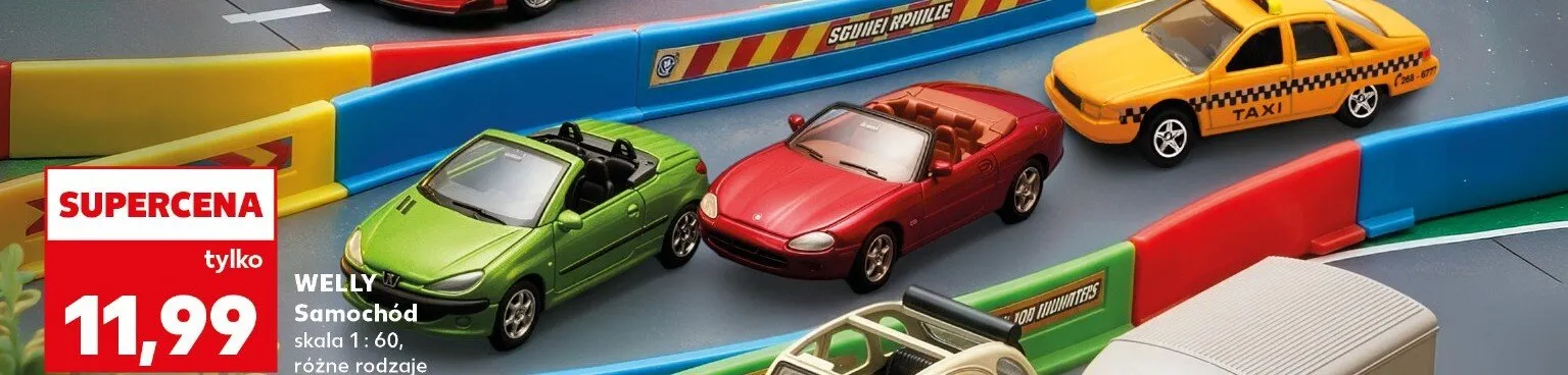 Samochód WELLY skala 1:60 promocja w Kaufland