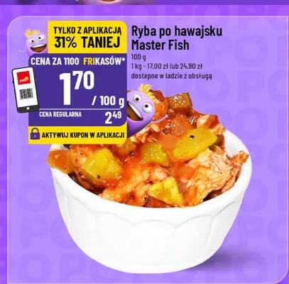 Ryba Ryba po hawajsku Master Fish promocja w POLOmarket