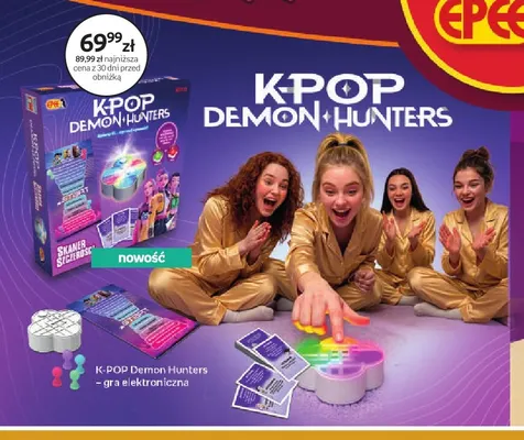 Gra elektroniczna K-POP Demon Hunters EPEE promocja w Empik