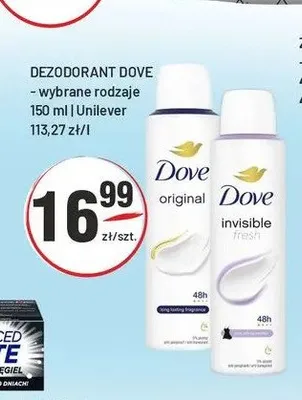 Dezodorant Dove promocja w Sedal