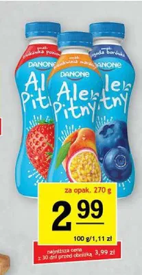 Jogurt Ale Pitny Danone brzoskwinia mango promocja w Gram Market