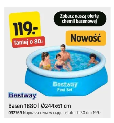 Basen Bestway Fast Set promocja w Jula