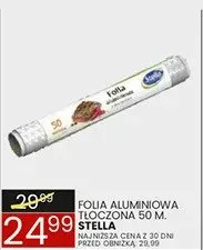 Folia aluminiowa tłoczona 50m promocja w Wafelek