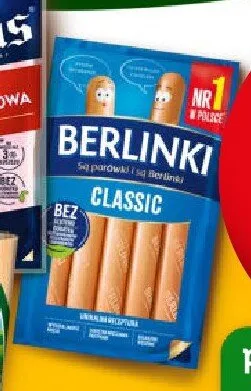 Parówki Berlinki Classic Animex promocja w Żabka