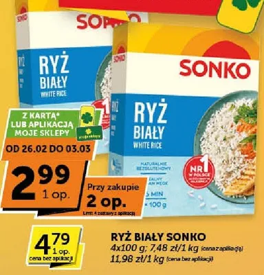 Ryż biały promocja w Groszek