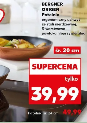 Patelnia BERGNER ORIGEN promocja w Kaufland