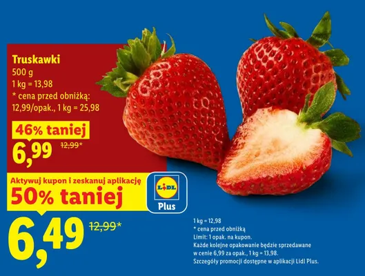 Truskawki promocja w Lidl