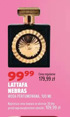 Woda perfumowana Lattafa Nebras promocja w Drogerie Natura