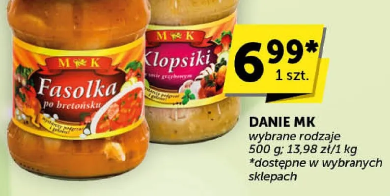 Danie MK fasolka po bretońsku promocja w Euro Sklep