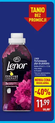 Perfumowany płyn do płukania Lenor promocja w Aldi