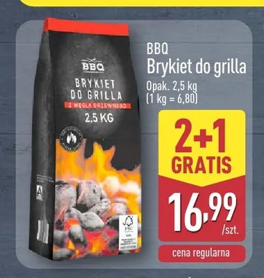 Brykiet do grilla BBQ promocja w Aldi
