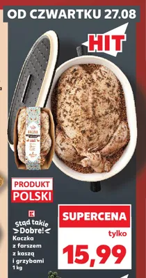Kaczka z farszem z kaszą i grzybami Stąd takie Dobre! promocja w Kaufland