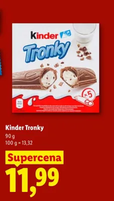 Batony Kinder Tronky 5-pak promocja w Lidl