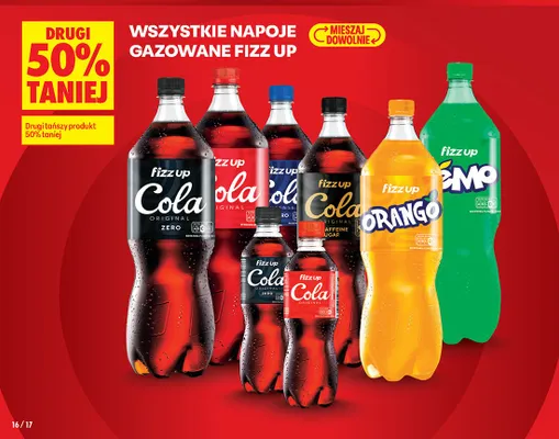 Napoje gazowane Fizz Up promocja w Biedronka