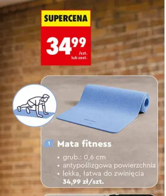 Mata fitness Spokey promocja w Biedronka