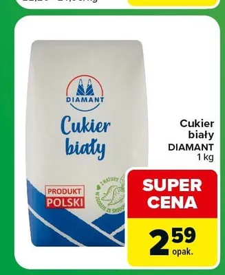 Cukier biały Diamant promocja w Carrefour Express