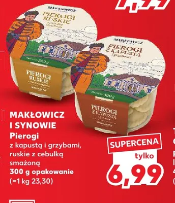 Pierogi ruskie z cebulką smażoną Makłowicz i Synowie promocja w Kaufland